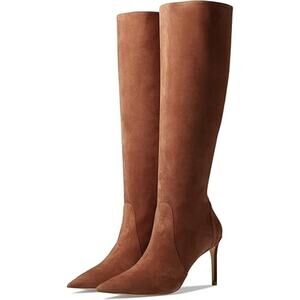 Stuart Weitzman Stuart 85  Pointed Suede Stiletto Knee Boots Suede Size 10B NWOB